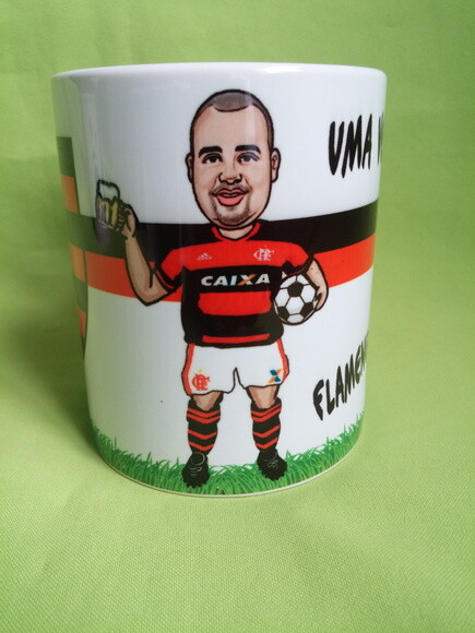 Caneca personalizada com caricatura