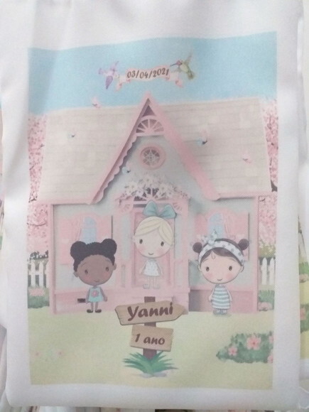 SACOLA em TECIDO Personalizada