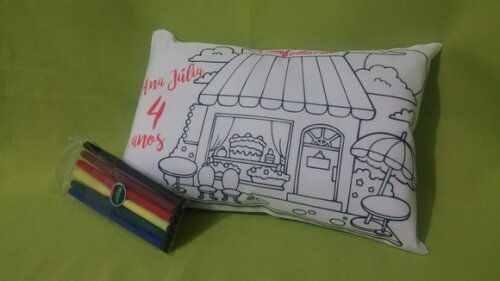 Almofada para COLORIR