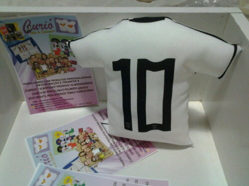 Almofadinha Camisa de Futebol