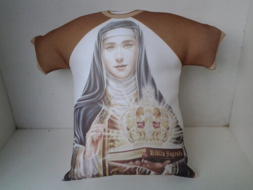 Almofadinha Formato Camisa Religiosa