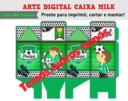 Arte Digital Caixa Milk