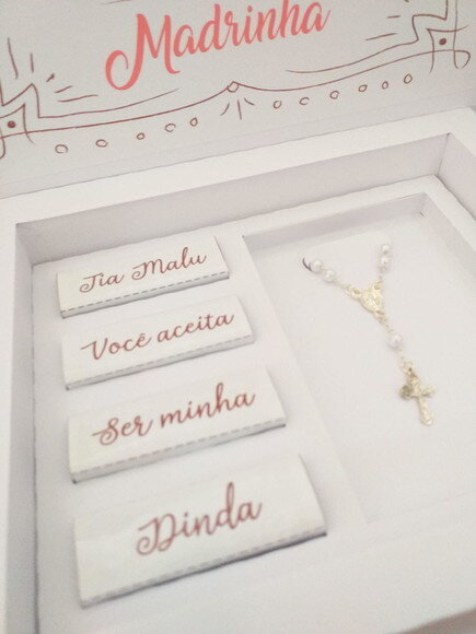 Caixa Convite Padrinhos