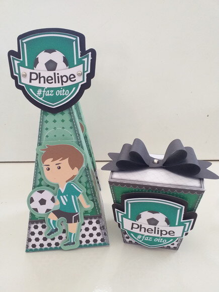 Caixas PERSONALIZADAS Tema Futebol