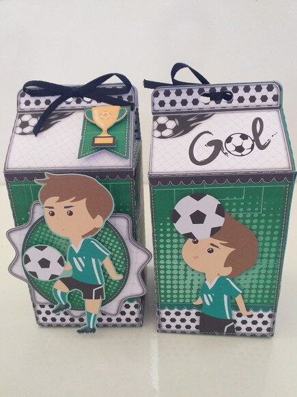 Caixas PERSONALIZADAS Tema Futebol