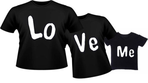 Camisa Personalizada Pai Mãe Filho