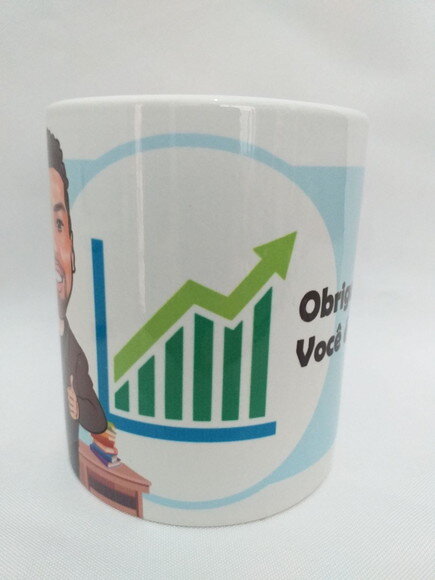 Caneca personalizada com caricatura