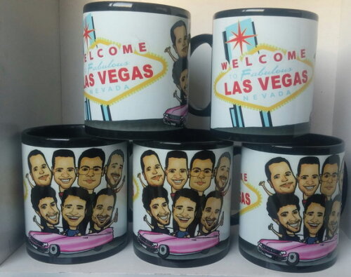 Caneca personalizada com caricatura