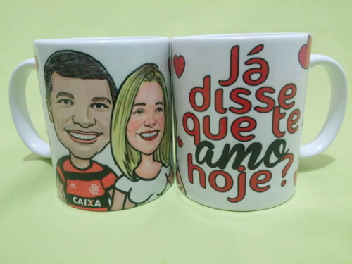 Caneca personalizada com caricatura