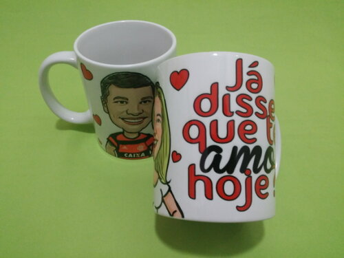 Caneca personalizada com caricatura