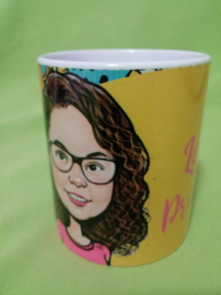 Caneca personalizada com caricatura