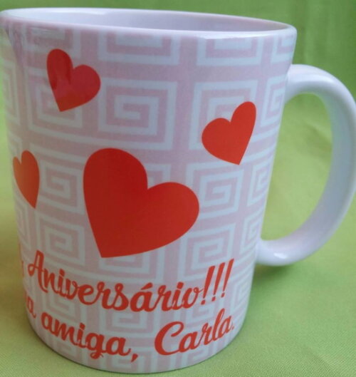 Caneca personalizada com caricatura