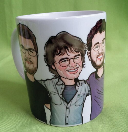Caneca Personalizada com Caricatura