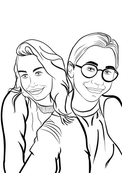 CARICATURA Digital Preto e Branco