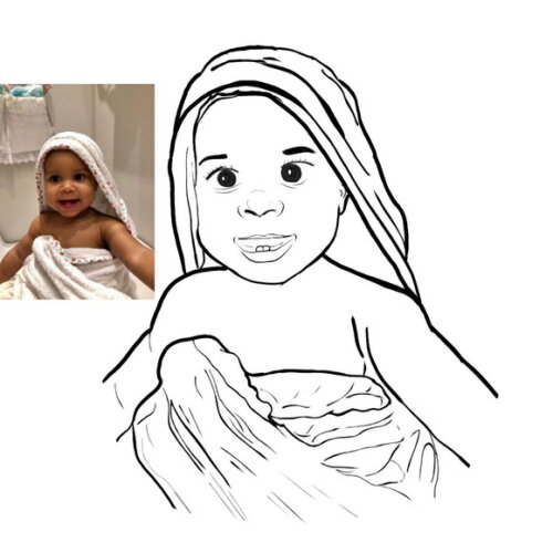 CARICATURA Digital Preto e Branco