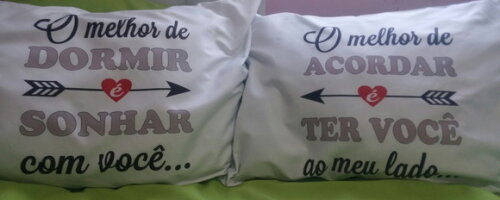 Fronhas Personalizadas ( o Par )