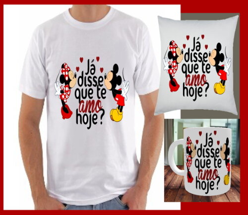 KIT Camisa, Caneca e Almofada