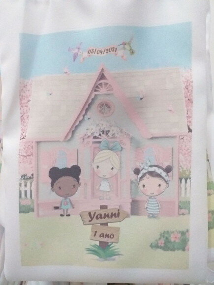 SACOLA em TECIDO Personalizada