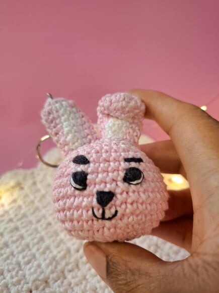 Chaveiro Amigurumi Cooky do Bt21 Inspirado no Jungkook Bts