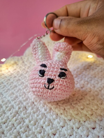 Chaveiro Amigurumi Cooky do Bt21 Inspirado no Jungkook Bts