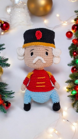 Charmoso Amigurumi Soldadinho de Chumbo Manoel