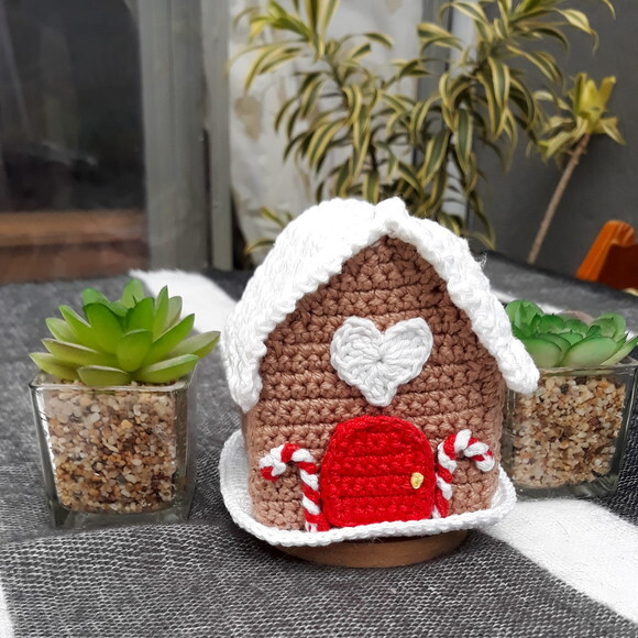 Enfeite Natalino Casinha de Doces / Casa de Gnomo
