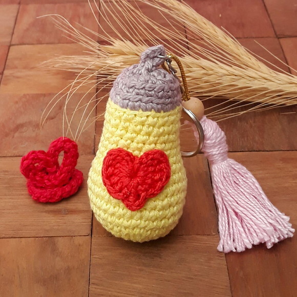Lembrancinha Chaveiro Personalizado - Lâmpada do Amor