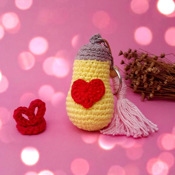Lembrancinha Chaveiro Personalizado - Lâmpada do Amor