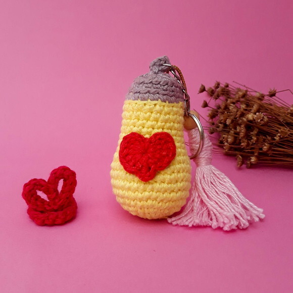 Lembrancinha Chaveiro Personalizado - Lâmpada do Amor