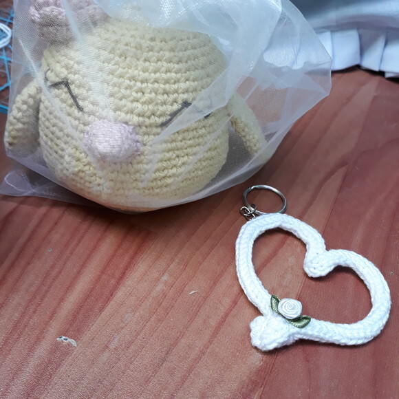 Passarinho Amigurumi no Ninho - Porta Maternidade Matilde