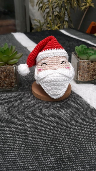 Pingente Enfeite Bola De Natal Personalizada - Papai Noel