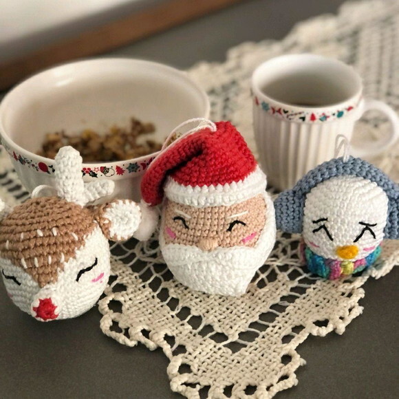 Pingente Enfeite Bola de Natal Personalizada- Boneco de Neve