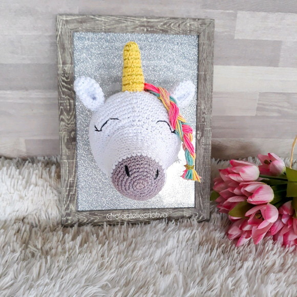 Quadro Decorativo - Unicórnio Flora