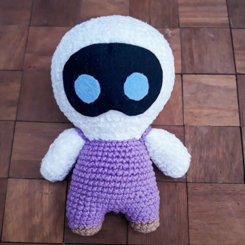 Boneco Pelúcia Wootteo Jin Bts The Astronaut Feito em Crochê