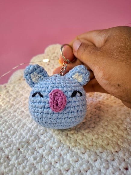 Chaveiro Amigurumi Koya do Bt21 Inspirado em Namjoon Bts