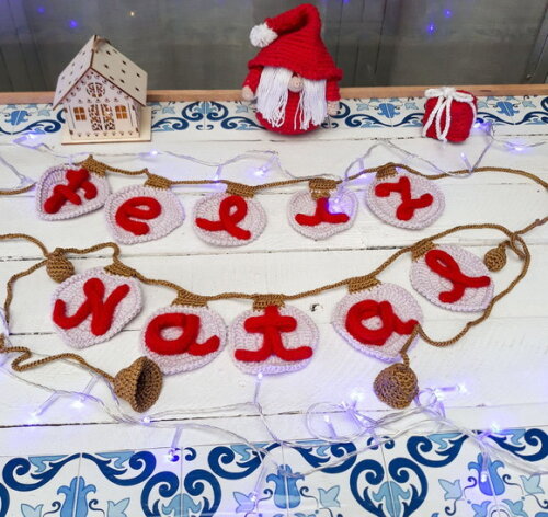Varal Luzes Feliz Natal