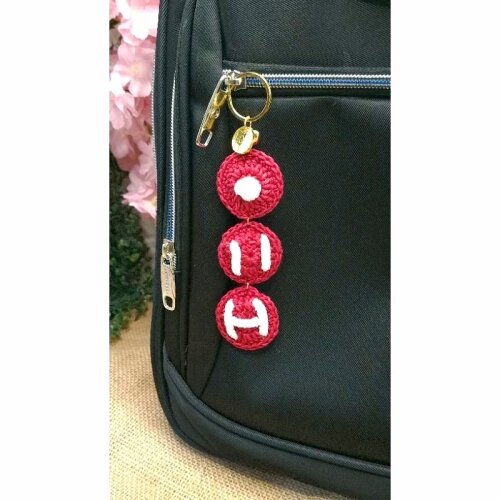 Chaveiro Bag Charm BTS Arirang em Amigurumi