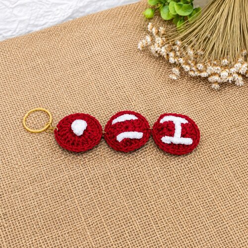 Chaveiro Bag Charm BTS Arirang em Amigurumi