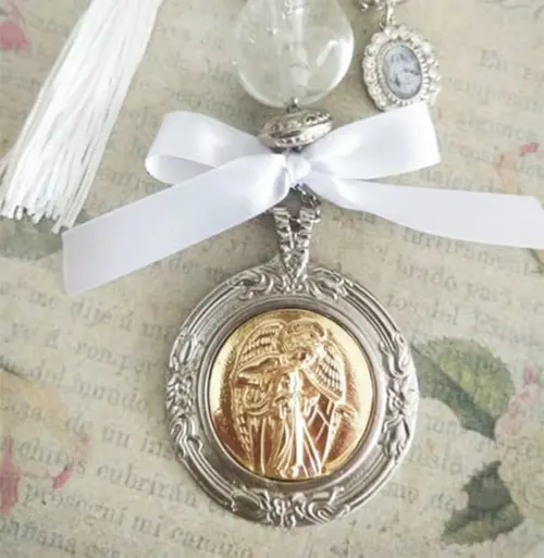 Medalhão de Berço Anjo da Guarda