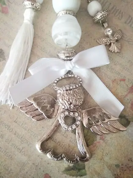 Medalhão Berço Anjo Guarda Vazado Coração