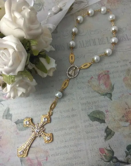 Terço Dezena de Noiva em Perola Nossa Senhora Aparecida