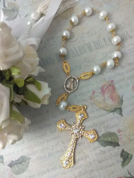 Terço Dezena de Noiva em Perola Nossa Senhora Aparecida
