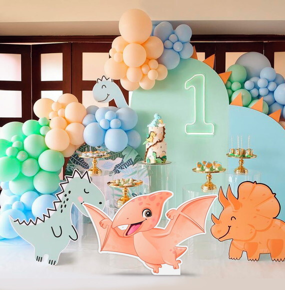 Display Totem de Chão mdf Dinossauro 80cm