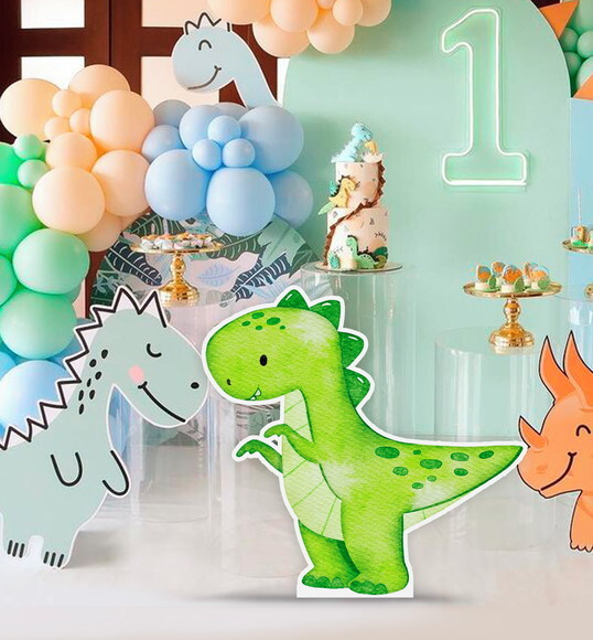 Display Totem de Chão mdf Dinossauro 70cm