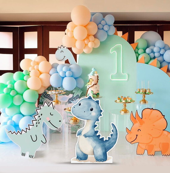 Display Totem de Chão mdf Dinossauro 80cm