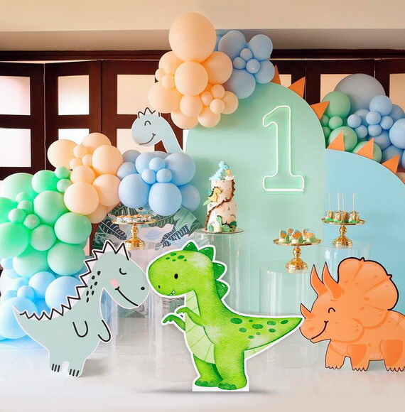 Display Totem de Chão mdf Dinossauro 70cm