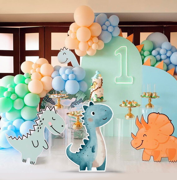 Display Totem de Chão mdf Dinossauro 80cm