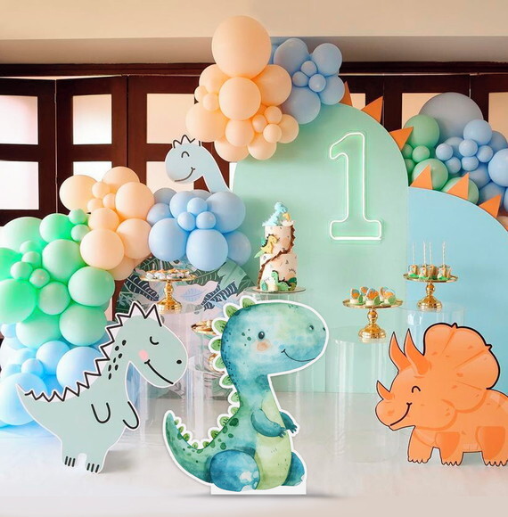 Display Totem de Chão mdf Dinossauro 80cm
