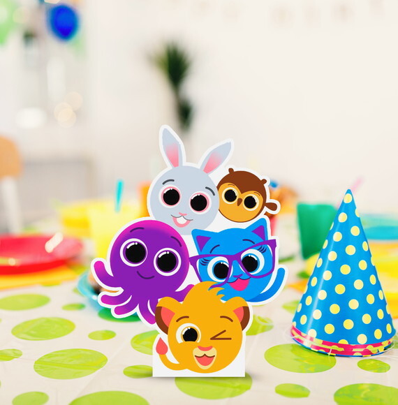 Display Totem de Mesa em Papel Bolofofos 20cm
