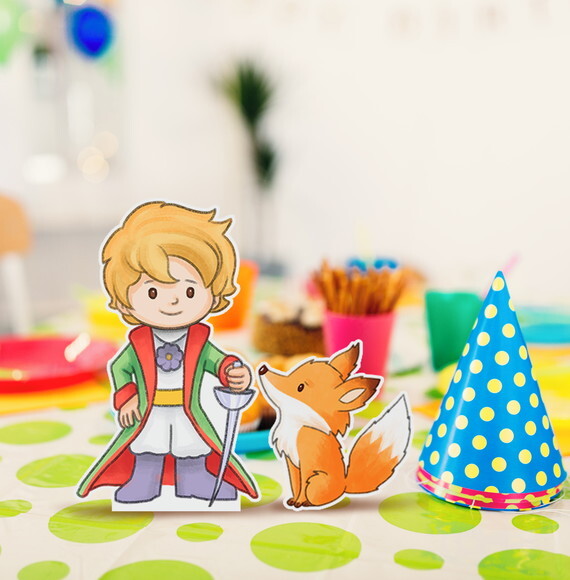 Display Totem de Mesa em Papel Pequeno Príncipe 20cm